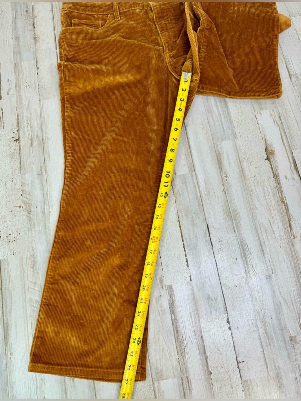 Universal Thread High Rise Ankle Bootcut Corduroy Pants Women’s 16/33 Brown - Picture 8 of 11